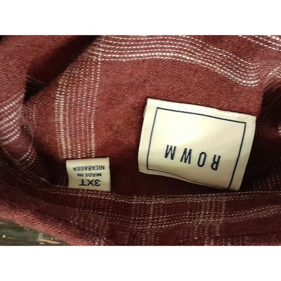 New Set Of 3 Mens Warm Casual Outdoor Chore Work Plaid Flannel Shirts 3XB/3XT - Picture 11 of 12